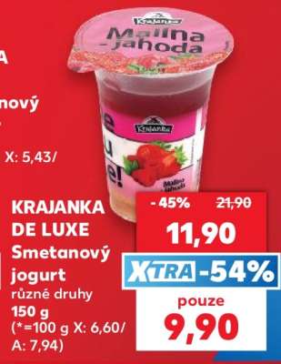 KRAJANKA DE LUXE Smetanový jogurt