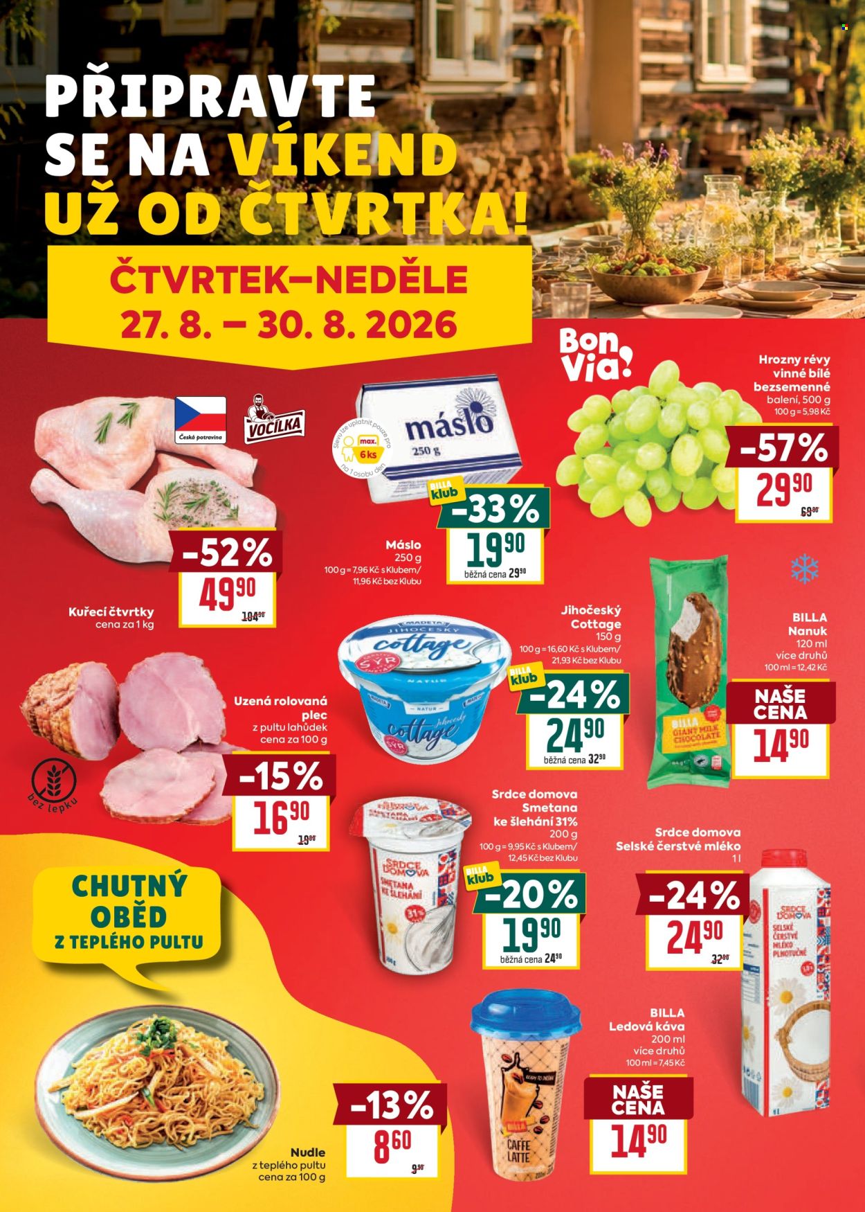 Leták BILLA - 26.8.2026 - 1.9.2026. Strana 36