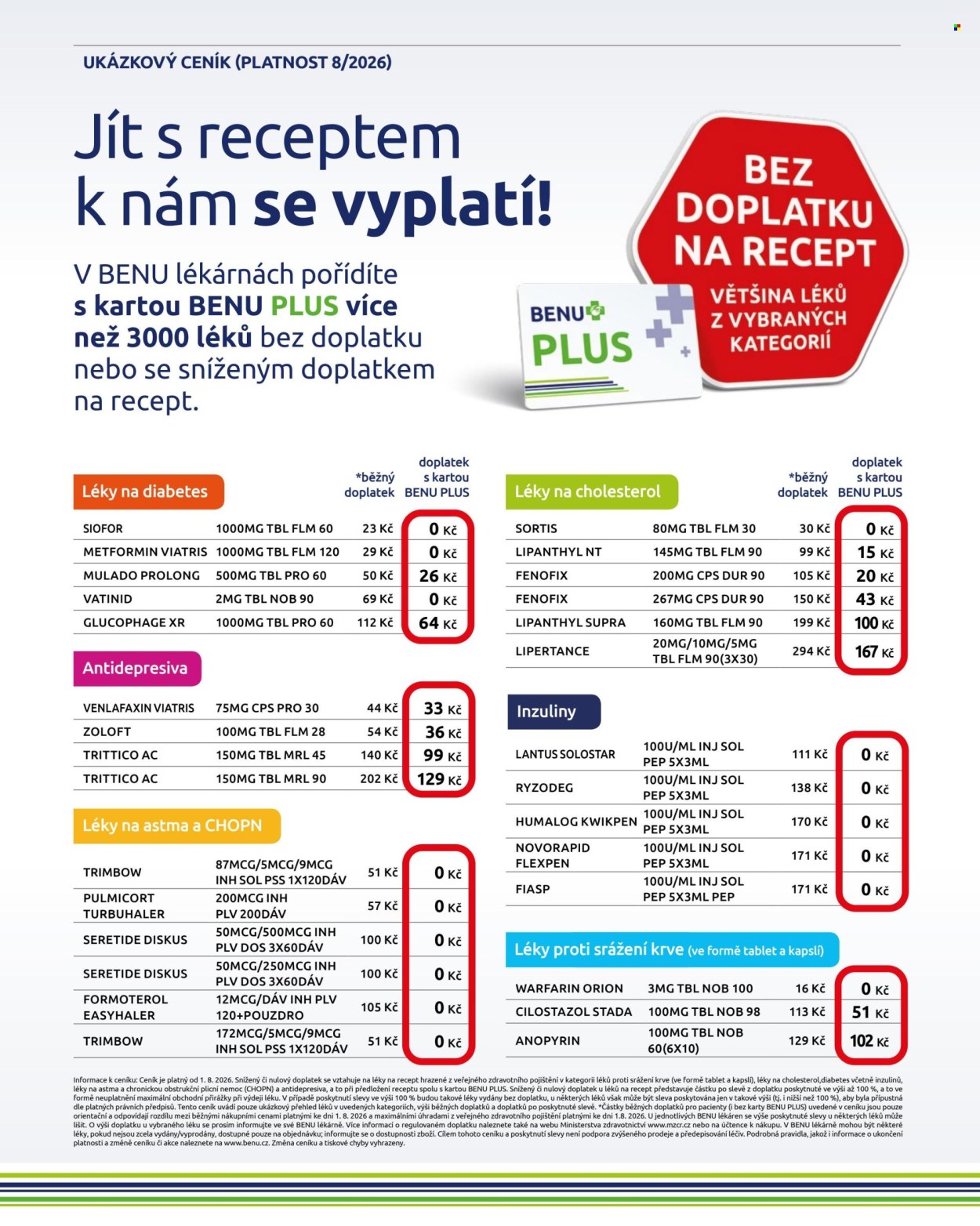 Leták BENU Lékárna - 1.9.2026 - 30.9.2026. Strana 18