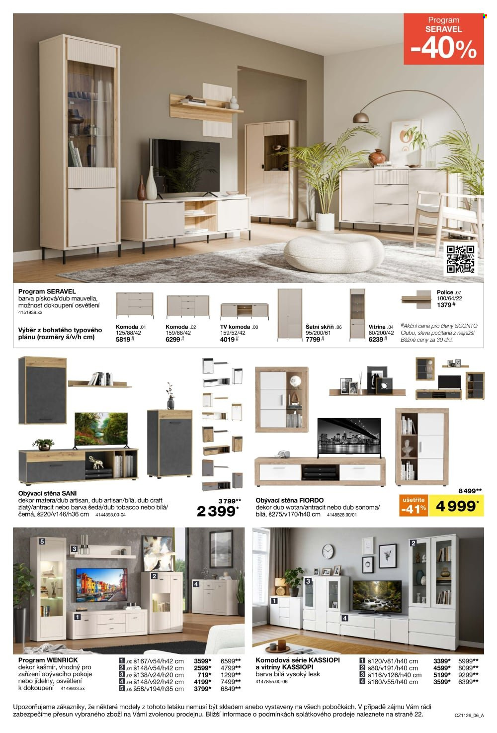 Leták SCONTO NÁBYTEK - 26.8.2026 - 22.9.2026. Strana 6