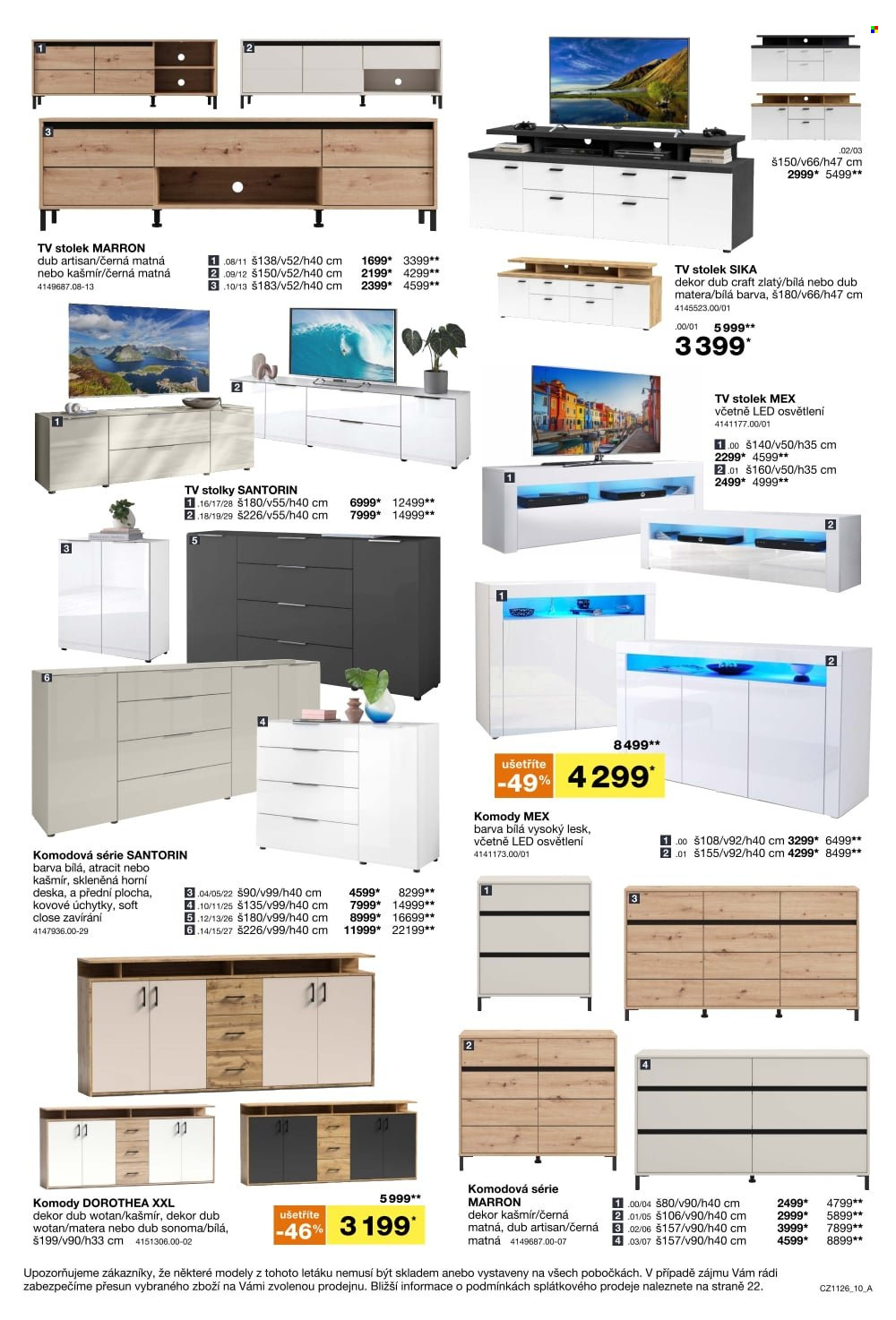 Leták SCONTO NÁBYTEK - 26.8.2026 - 22.9.2026. Strana 10