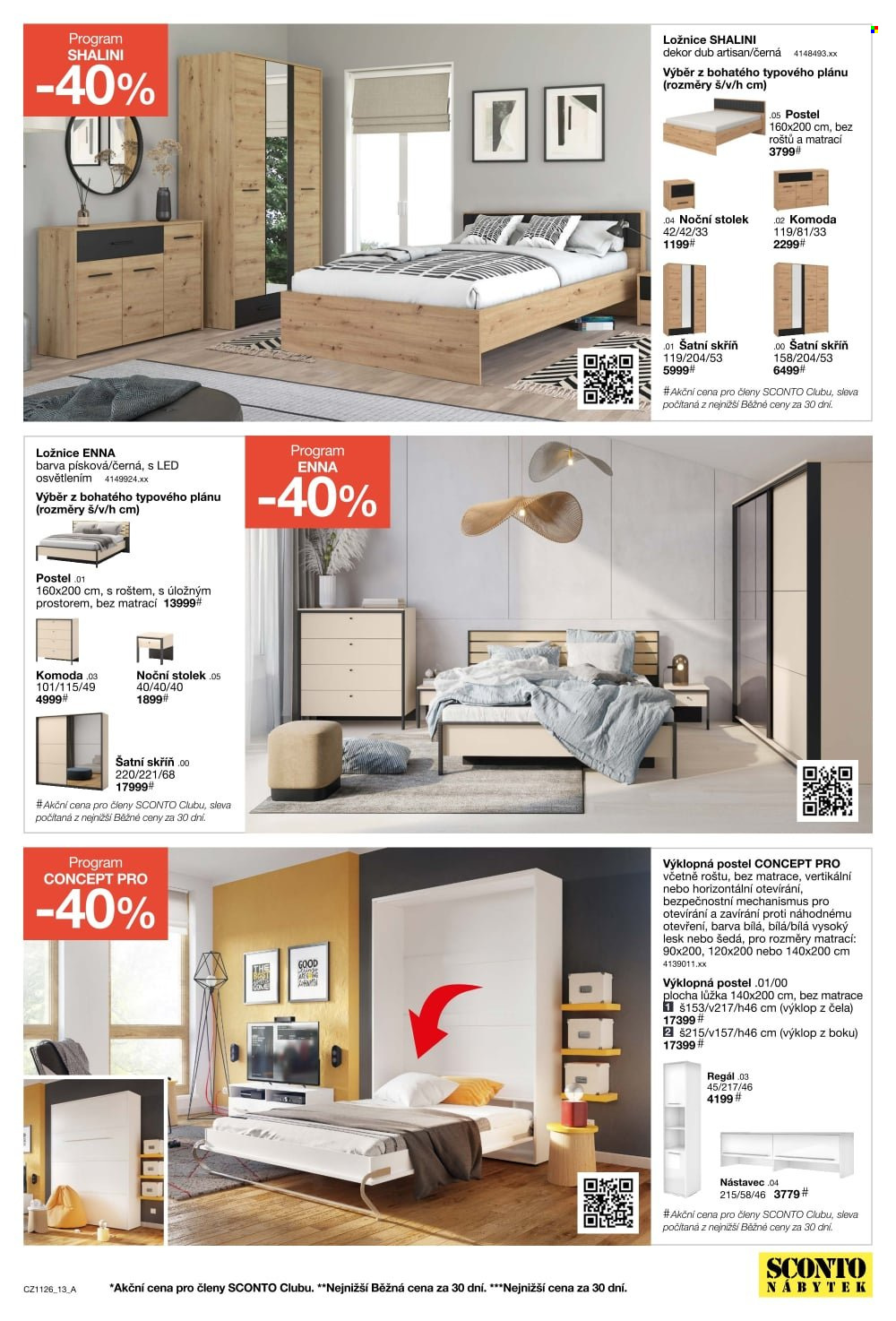 Leták SCONTO NÁBYTEK - 26.8.2026 - 22.9.2026. Strana 13