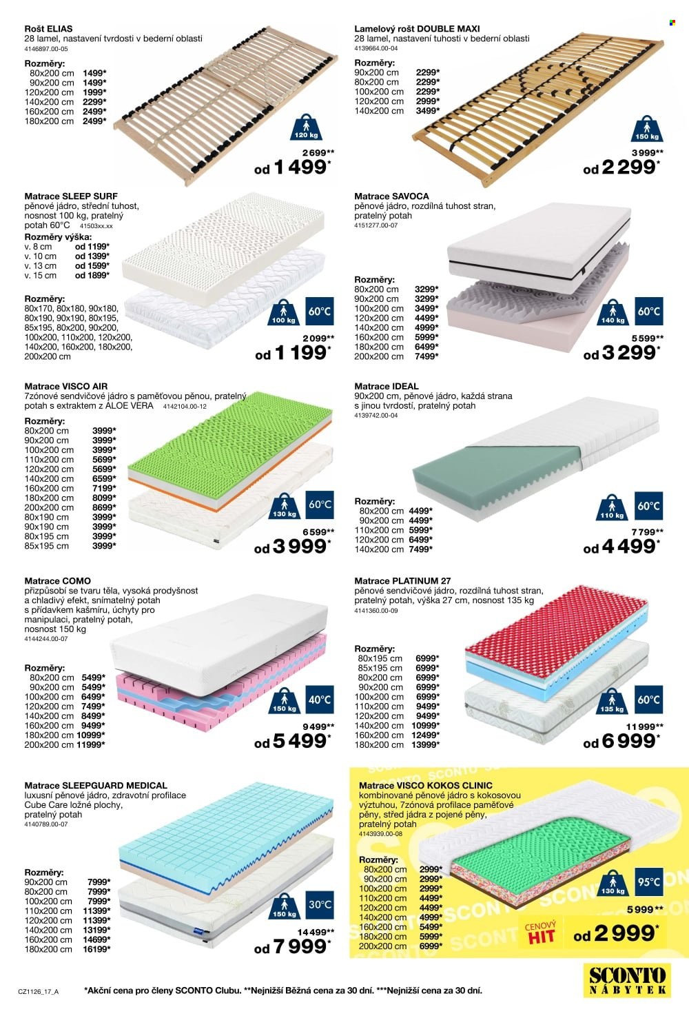 Leták SCONTO NÁBYTEK - 26.8.2026 - 22.9.2026. Strana 17