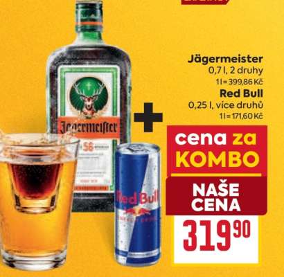 Jägermeister + Red Bull