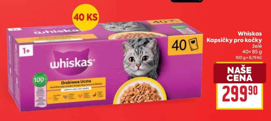 Whiskas kapsičky pro kočky