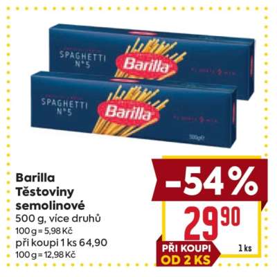 Barilla Těstoviny semolinové