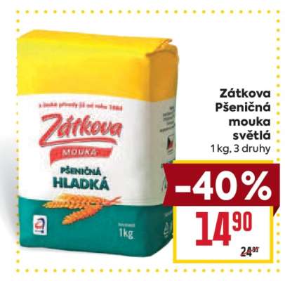 Zátkova Pšeničná mouka světlá