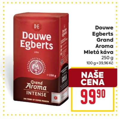 Douwe Egberts Grand Aroma Mletá káva