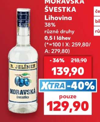 MORAVSKÁ ŠVESTKA Lihovina