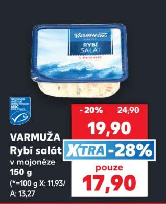 Varmuža Rybí salát v majonéze
