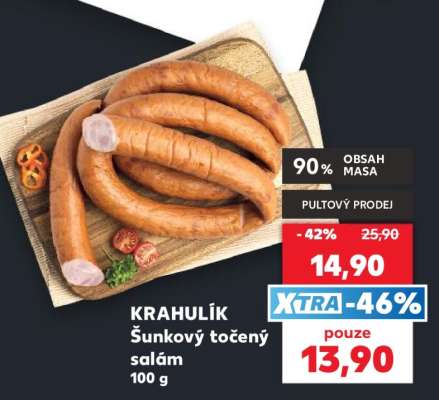 KRAHULÍK Šunkový točený salám 100 g