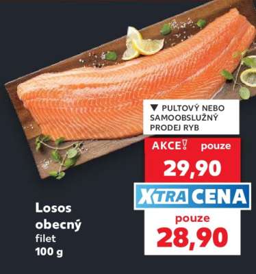 Losos obecný filet 100 g