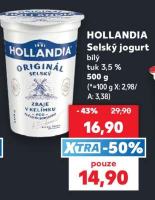 Hollandia Selský jogurt