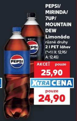 Pepsi Mirinda 7UP, Mountain Dew