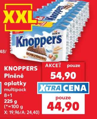 KNOPPERS Plněné oplatky multipack 8+1