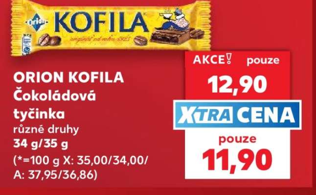 ORION KOFILA Čokoládová tyčinka