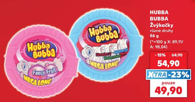 HUBBA BUBBA ŽVÝKAČKY
