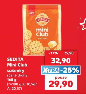 SEDITA Mini Club sušenky