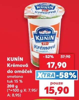 KUNÍN Krémová do omáček