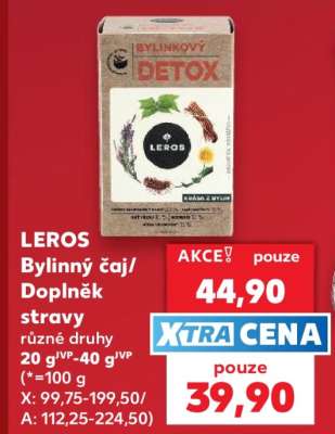 LEROS Bylinný čaj/Doplněk stravy