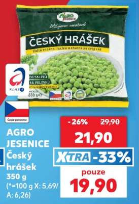 AGRO JESENICE Český hrášek 350 g