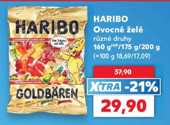 HARIBO Ovocné želé