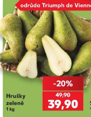 Hrušky zelené