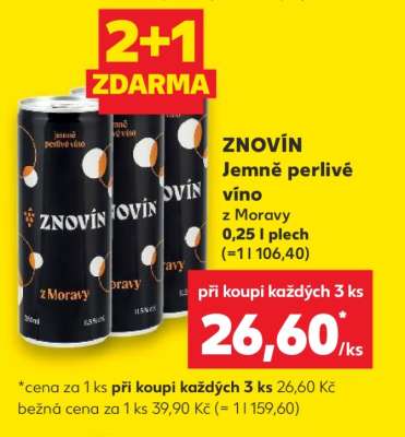 ZNOVÍN Jemně perlivé víno