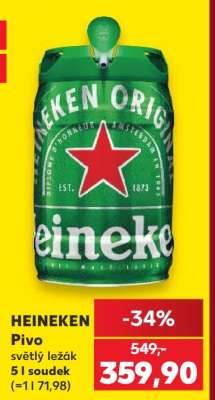 HEINEKEN Pivo světlý ležák