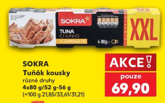SOKRA Tuňák kousky