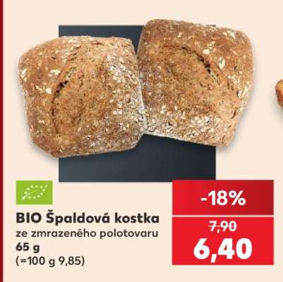BIO Špaldová kostka