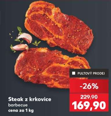 Steak z krkovice