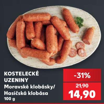 Moravské klobásky/Hasičská klobása 100 g