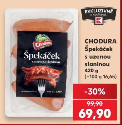 CHODURA Špekáček s uzenou slaninou