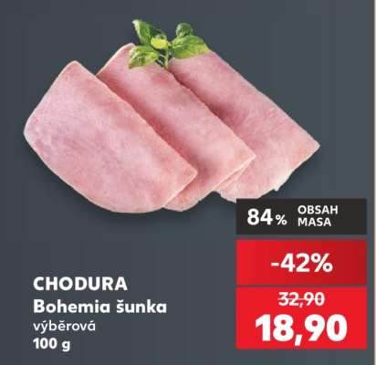 CHODURA Bohemia šunka výběrová 100 g