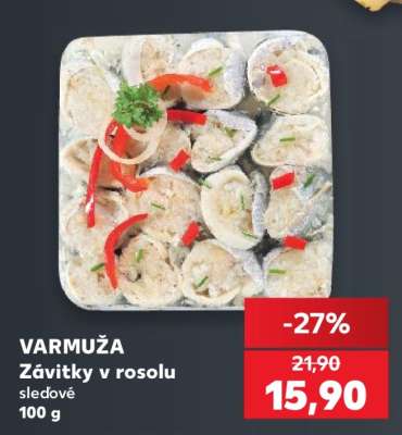 VARMUŽA Závitky v rosolu sledové