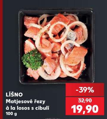 LÍŠNO Matjesové řezy à la losos s cibulí 100 g