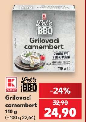 Grilovací camembert