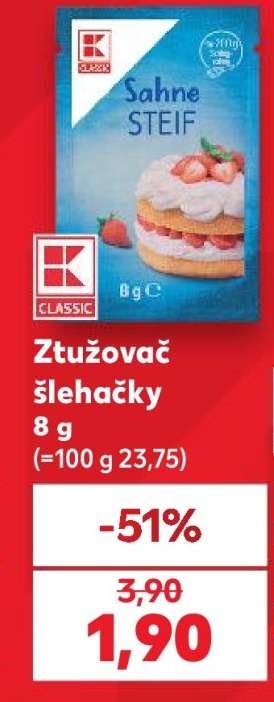 Ztužovač šlehačky