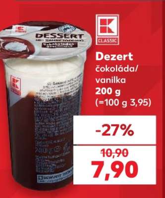 Dezert čokoláda/vanilka 200 g