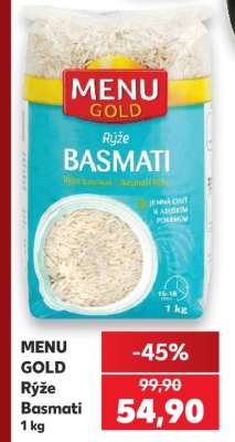 MENU GOLD Rýže Basmati 1 kg
