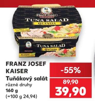 FRANZ JOSEF KAISER TUŇÁKOVÝ SALÁT