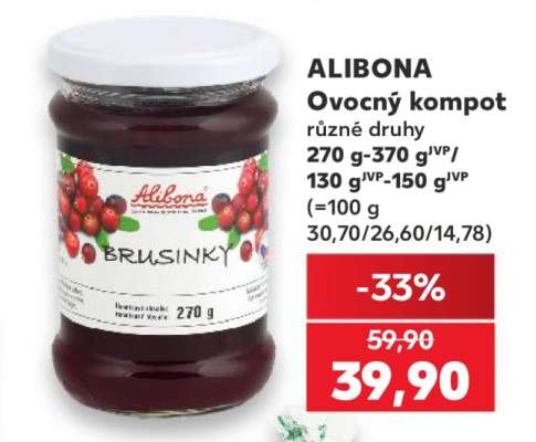 ALIBONA Ovocný kompot