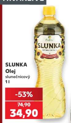 SLUNKA Olej slunečnicový 1 l