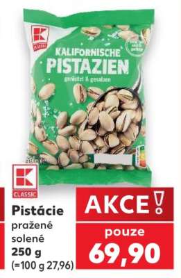 Pistácie pražené solené