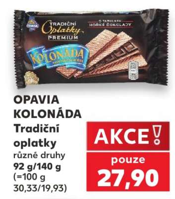 OPAVIA KOLONÁDA Tradiční Oplatky
