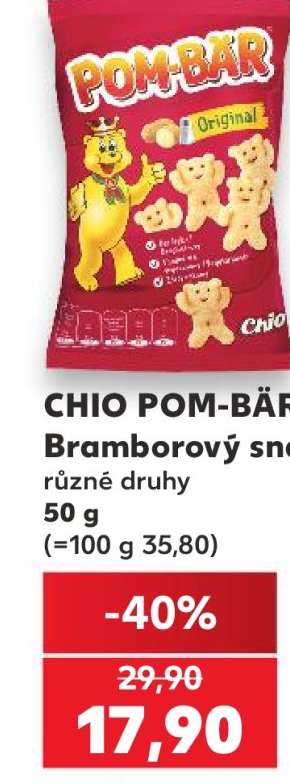 CHIO POM-BÄR Bramborový snack