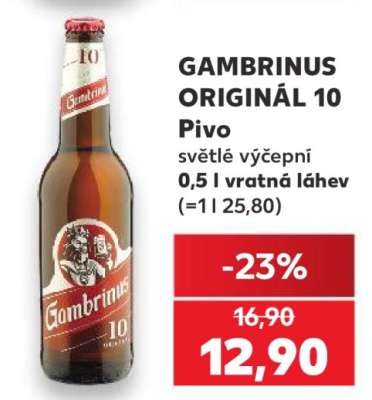 Gambrinus Originál 10