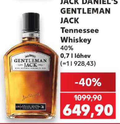 Jack Daniel’s GENTLEMAN JACK Tennessee Whiskey