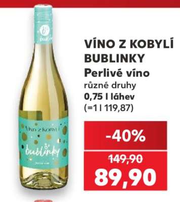 VÍNO Z KOBYLÍ BUBLINKY